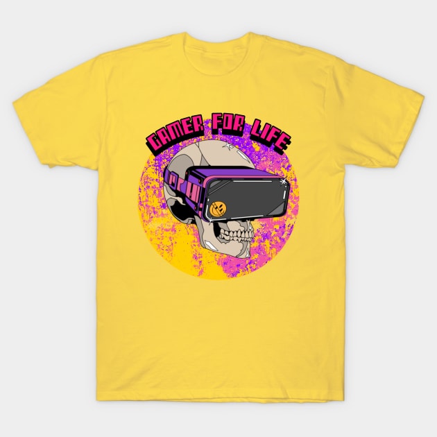 Gamer For Life T-Shirt by CTJFDesigns